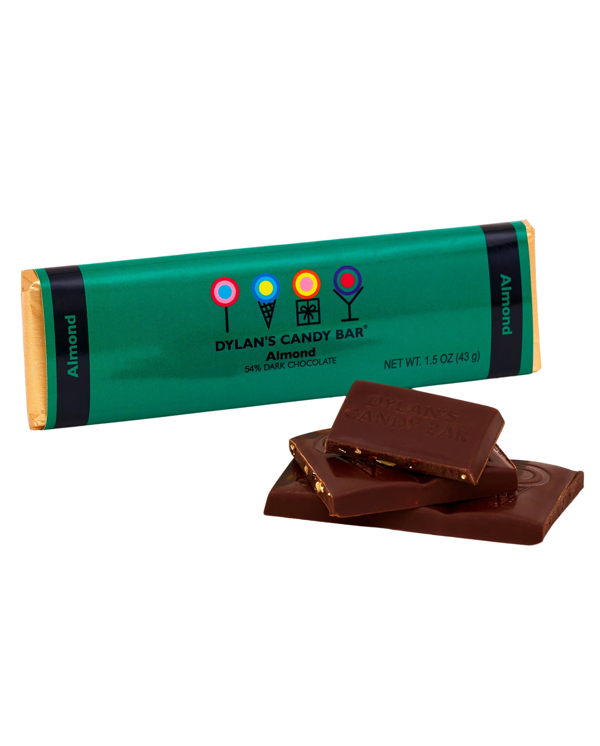 Dark Chocolate Almond Bar - Image 4