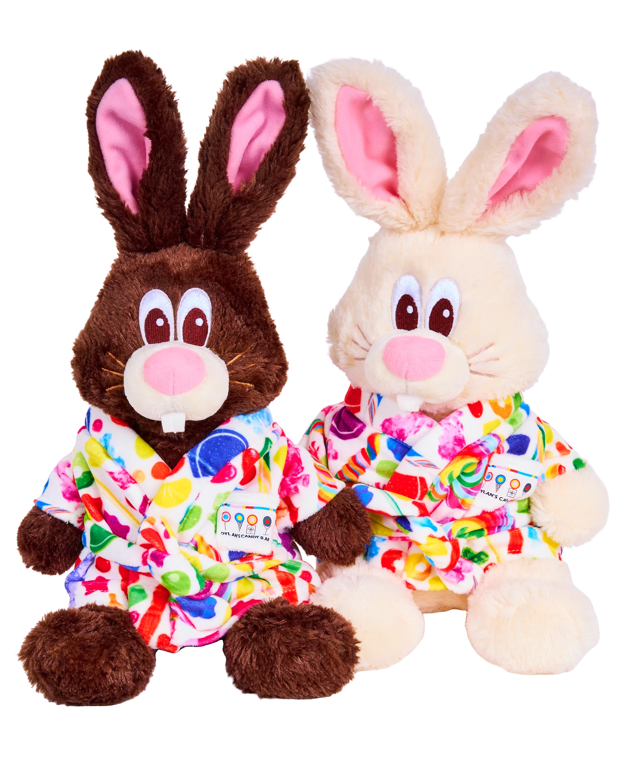 Living the Sweet Life: Chocolate The Bunny® Plush in Bathrobe - Image 3