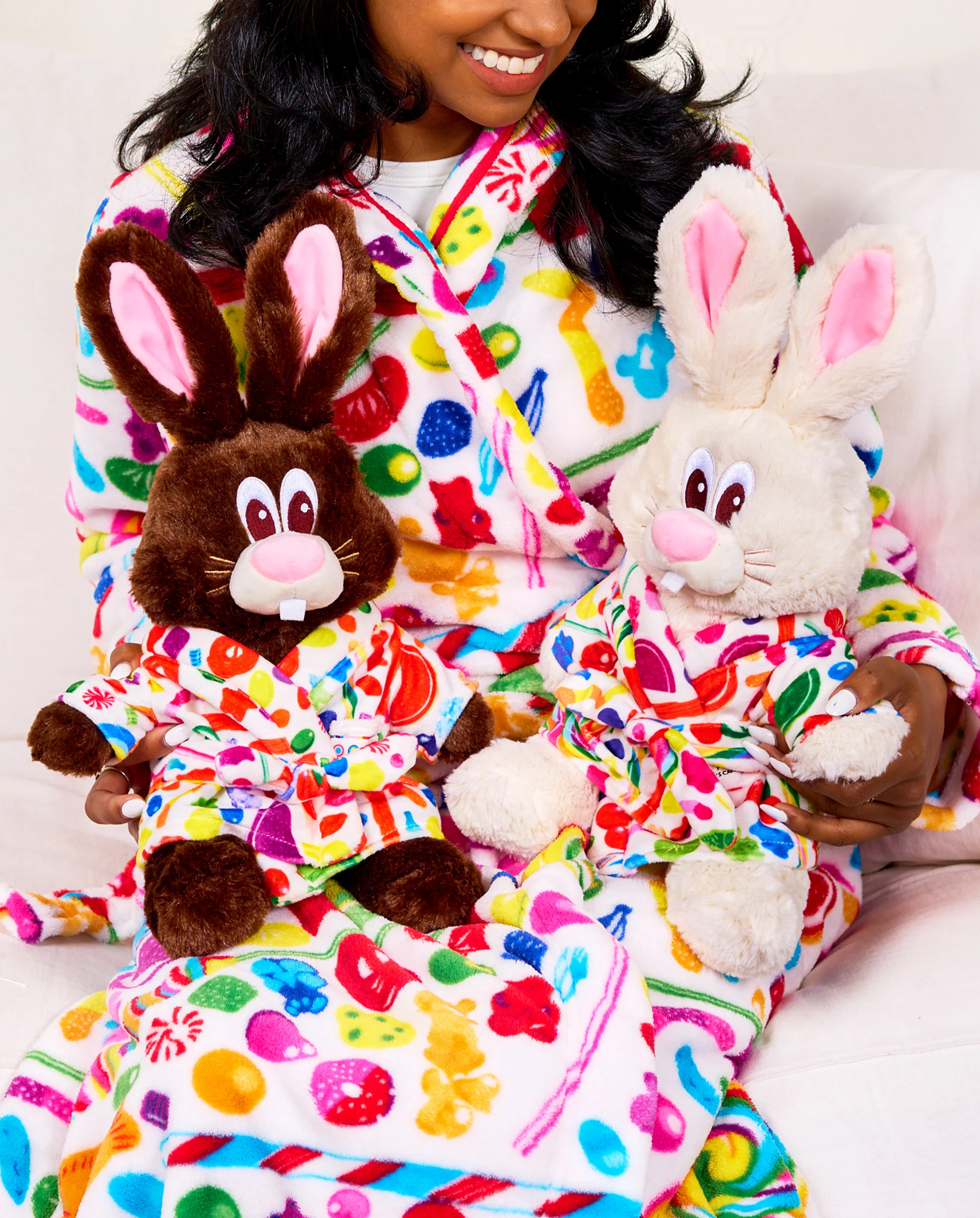 Living the Sweet Life: Vanilla The Bunny® Plush in Bathrobe - Image 5