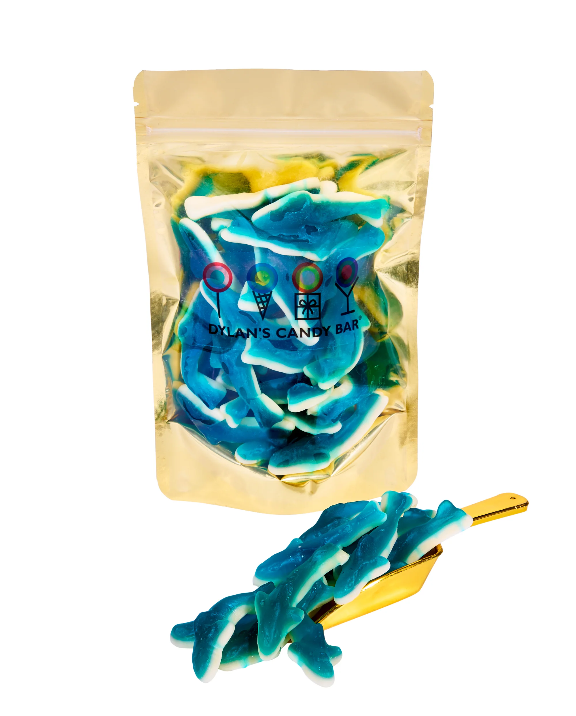 Raspberry Gummy-Mallow Killer Sharks Bulk Bag