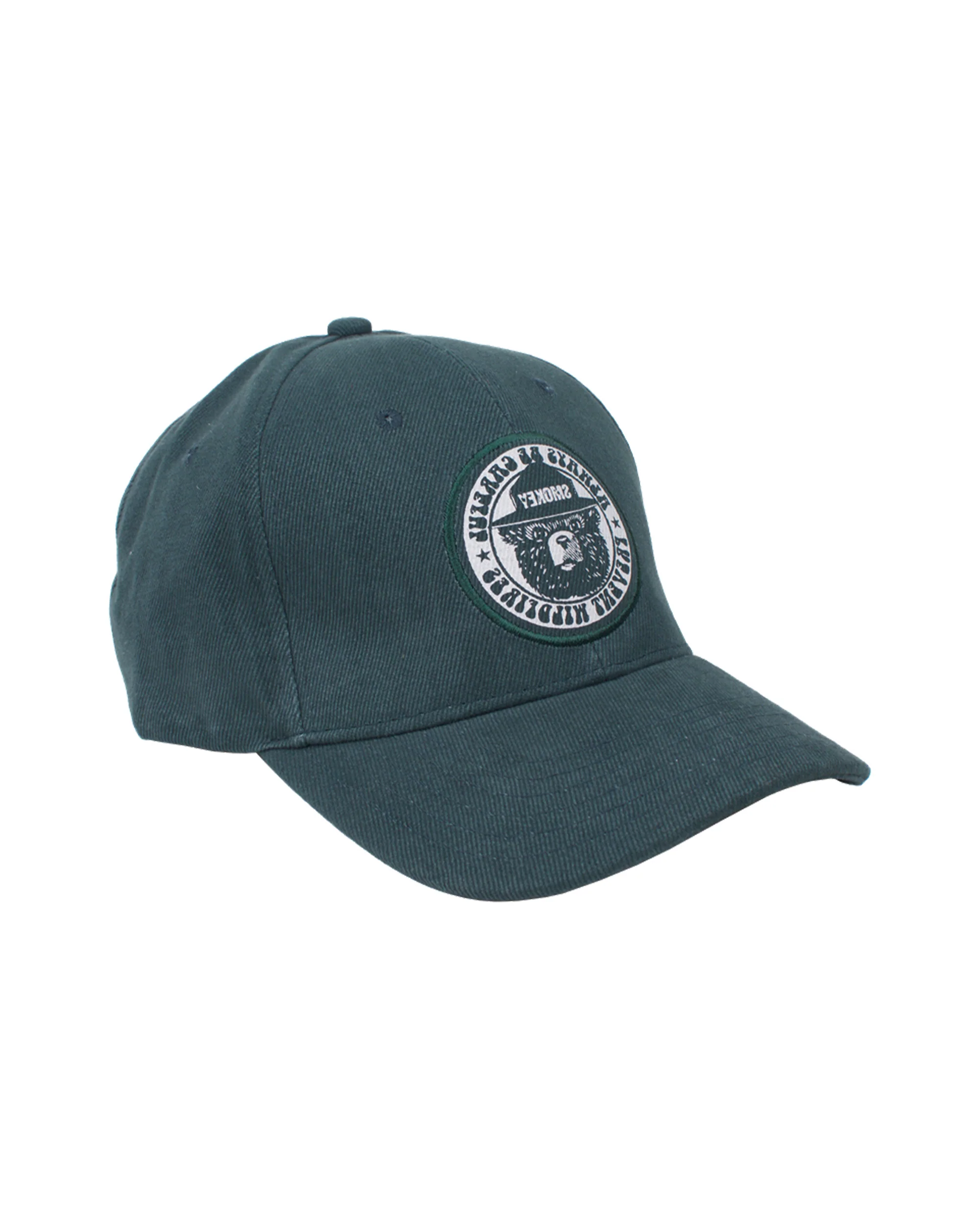 Smokey Bear® Prevent Wildfires Forest Green Baseball Hat - Image 4