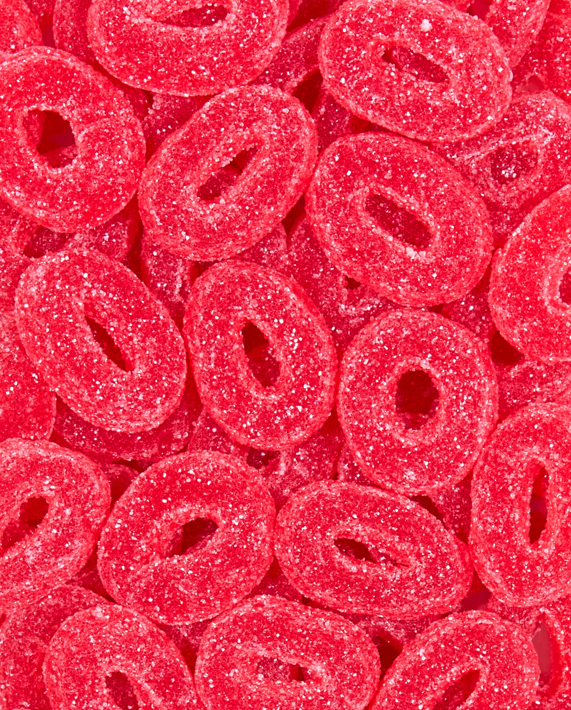 Watermelon-Flavored Gummy Rings Bulk Bag - Image 2