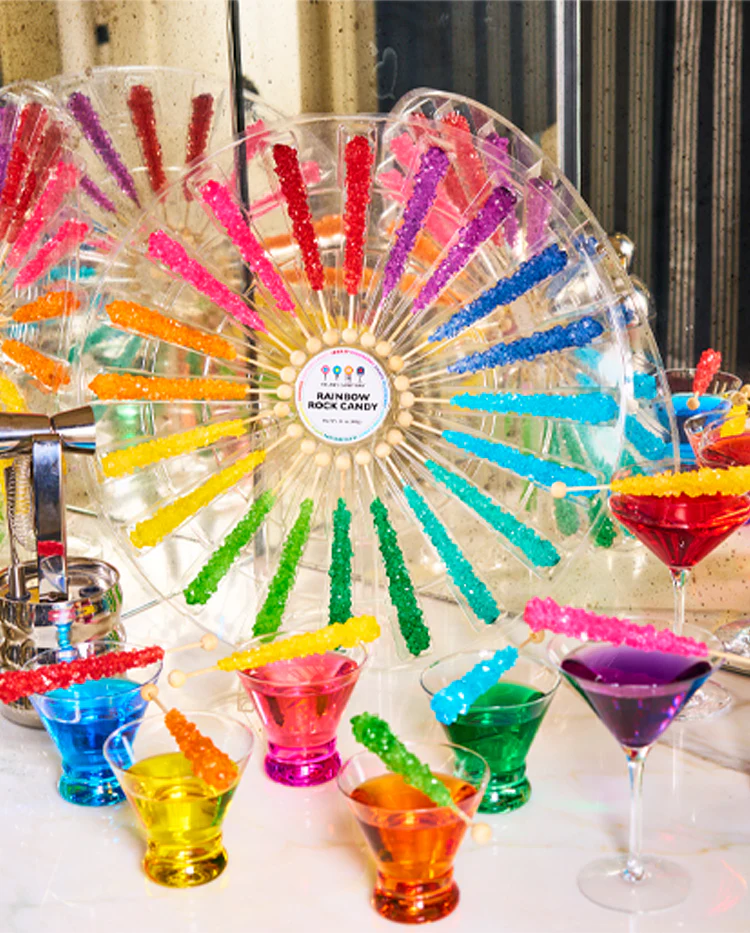 XL Rainbow Rock Candy Color Wheel - Image 3